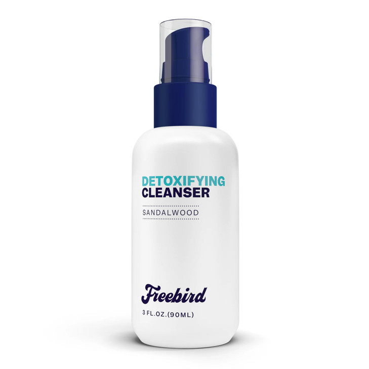 Freebird Daily Body & Face Cleanser for Men, Detoxifying Skin Cleanser with Vitamin E and Salicylic Acid, Gentle Exfoliating Wash, Paraben-Free, Vega