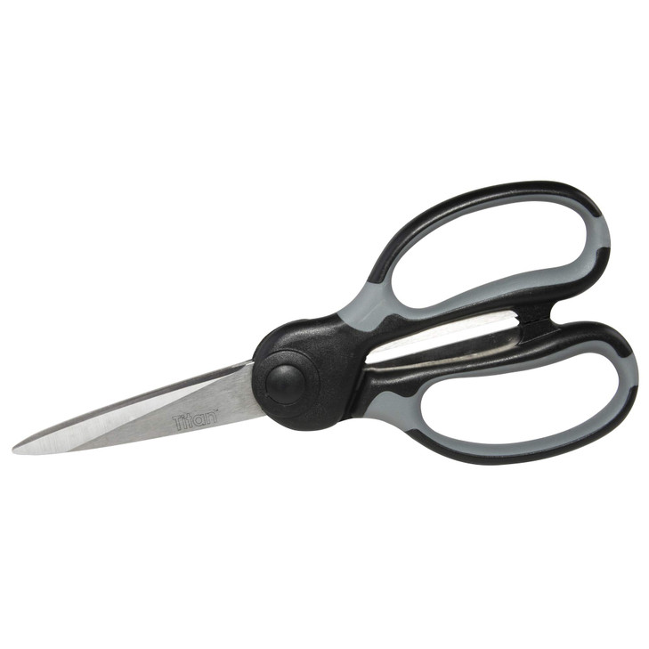 Titan Industrial Grade Heavy Duty Scissors Multipurpose Shears for Sewing and Crafting Durable Easy to Use Stainless Steel Blades with Comfortable Ha