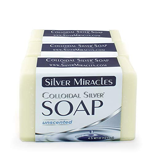 Silver Miracles - Colloidal Silver Soap - 3 pack