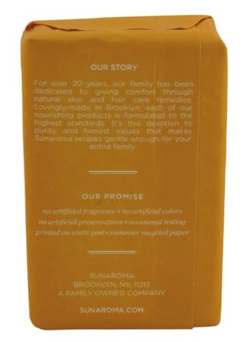 Sunaroma Soap Bar Shea Butter 8 Ounce (Pack of 2)
