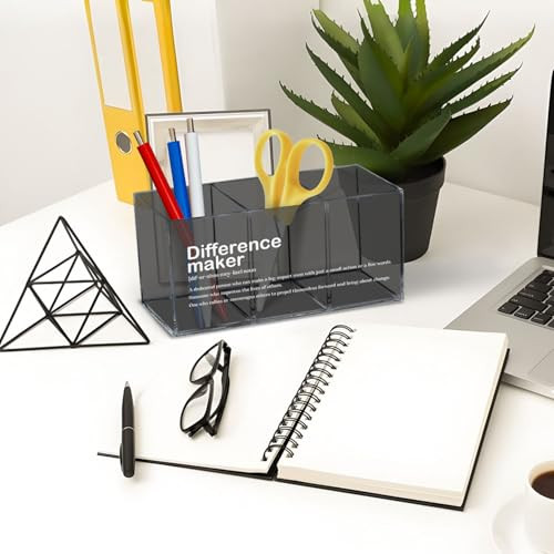 URLLUAE But Did You Document It Acrylic Pen Pencil Holder Organizer for Office Desk Accessories, Funny Office Gifts Pen Holder for Desk, Human Resour