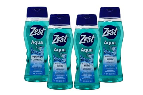 Zest Aqua Body Wash, 18 Oz (Pack Of 4)