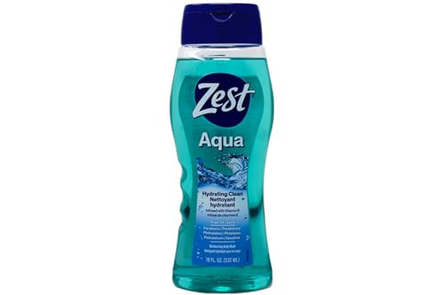 Zest Aqua Body Wash, 18 Oz (Pack Of 4)