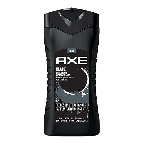AXE Black- Frozen Pear & Cedarwood Scent 3 in 1 Body wash| Face wash| Hair wash