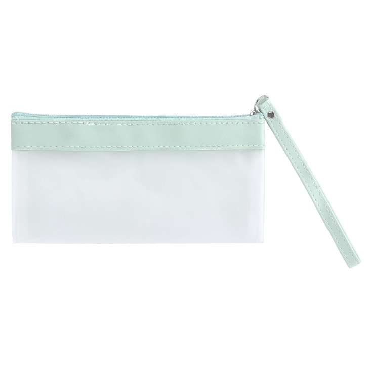 Tamaki Transparent Pencil Case, Clear Storage Bag for Stationery, Makeup, and Small Accessories, Durable and Waterproof, Perfect for School, Office,