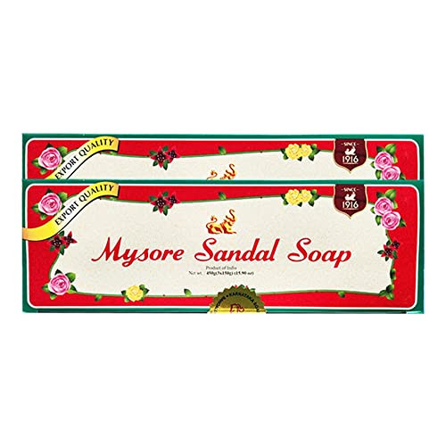 Mysore Sandalwood Soap 150gm - 6 ps (Pack of 2)