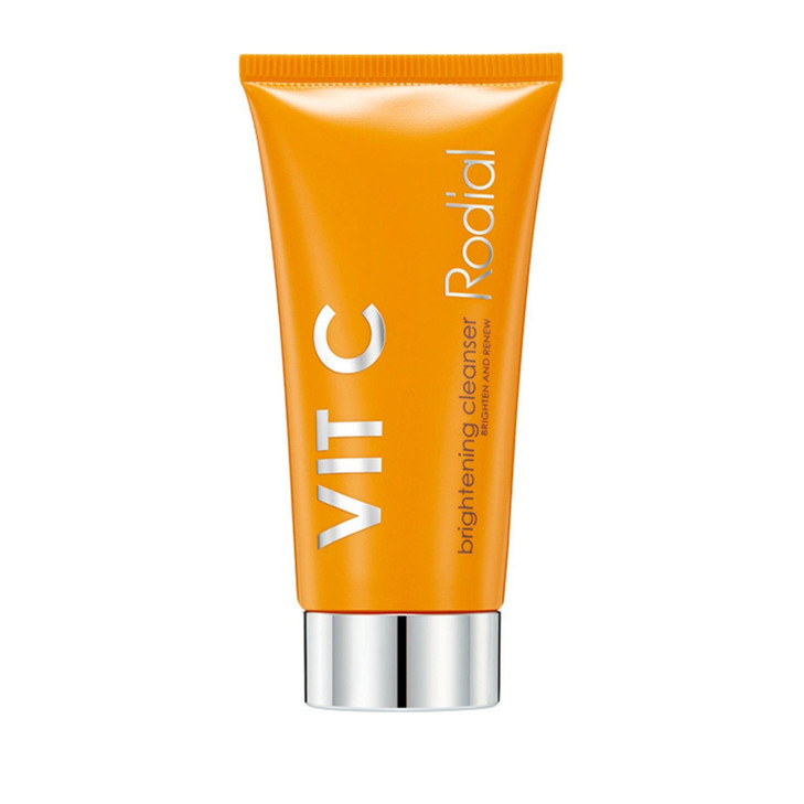 Rodial Vit C Deluxe Brightening Cleanser 0.7fl.oz, Intensive Daily Gel Facial Cleanser with Vitamin C and Glycolic and Lactic Acids for Smoothing Fin