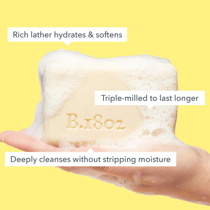 Beekman 1802 Goat Milk Body Soap Bar, Honey & Orange Blossom - Scented - 9 oz - Nourishes, Moisturizes & Hydrates - 100% Vegetable Soap with Lactic A