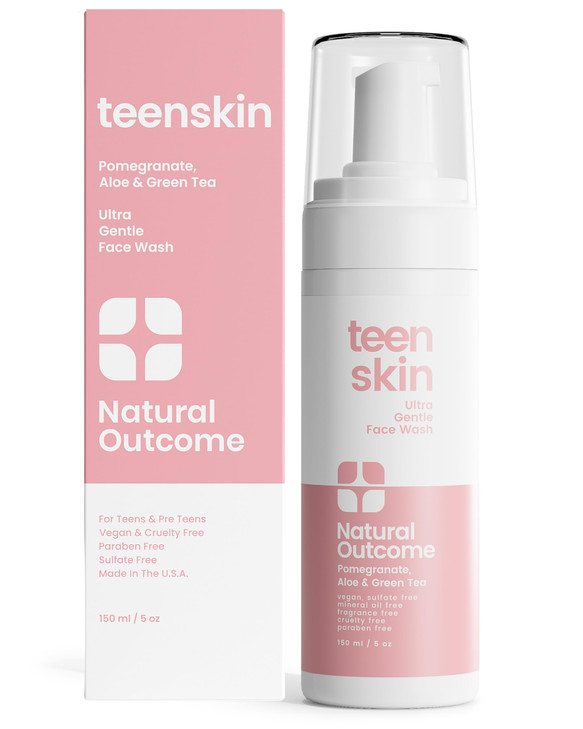 Natural Outcome Teen Skin Ultra Gentle Kids Face Wash, 5 oz
