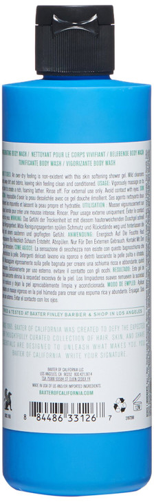 Baxter of California Invigorating Body Wash for Men, Italian Lime & Pomegranate,8 fl oz.