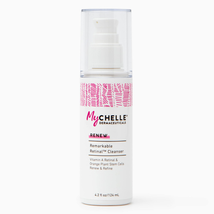 MyCHELLE Dermaceuticals Remarkable Retinal Facial Cleanser (4.2 Fl Oz), Renews and Refines Skin with Vitamin A Retinaldehyde and Orange Plant Stem Ce