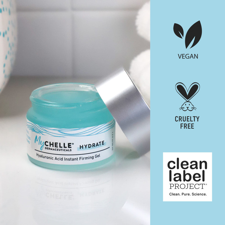 MyChelle Dermaceuticals Instant Firming Gel, Concentrated 2% Spa Grade Hyaluronic Acid