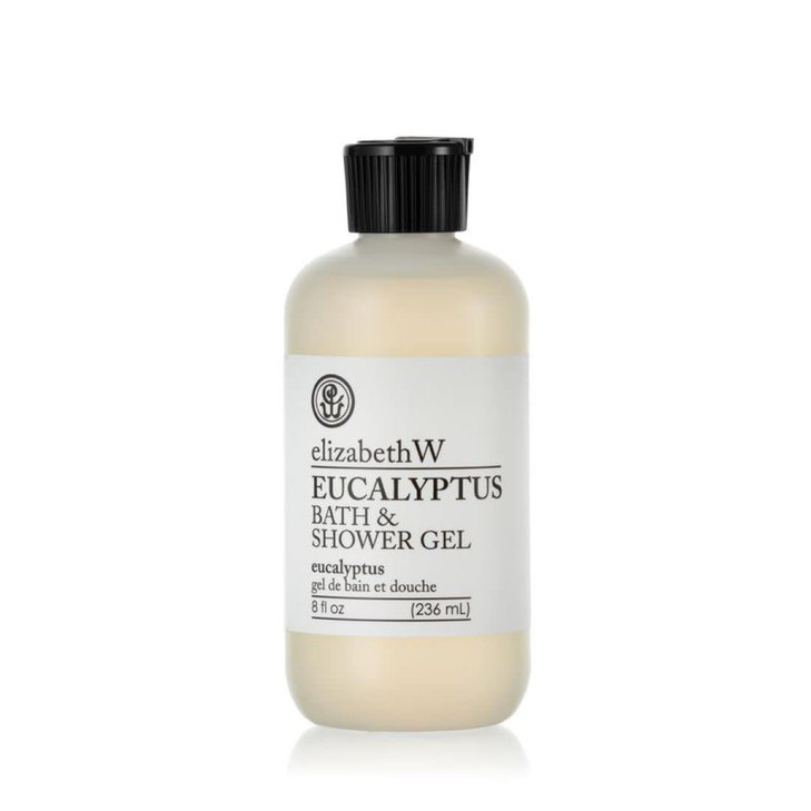 elizabethW, Eucalyptus Bath and Shower Gel, 8 Fluid Ounces