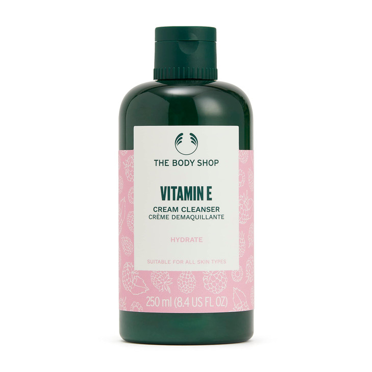 The Body Shop Vitamin E Cream Cleanser - Hydration For All Skin Types - Vegan - 8.4 Fl Oz