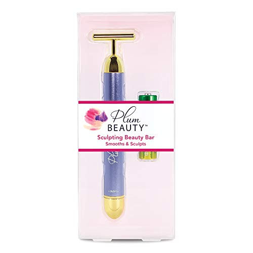 Plum Beauty Sculpting Beauty Bar, Skin Massager, Anti-Wrinkles, Anti-aging, Improves Skin tone, Stimulates facial muscles