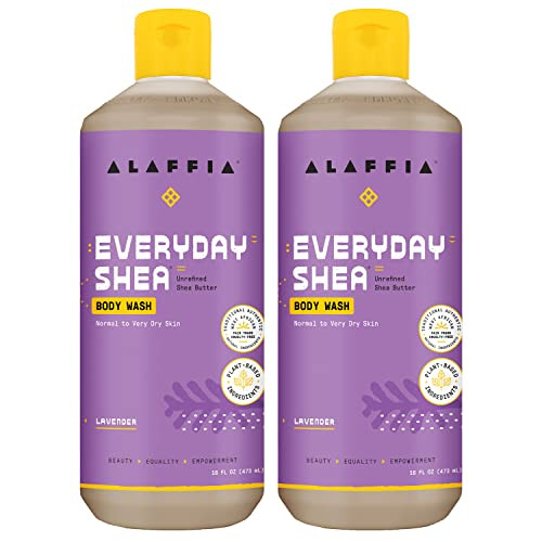 Alaffia Everyday Shea Body Wash, Naturally Helps Moisturize and Cleanse Without Stripping Natural Oils with Fair Trade Shea Butter, Neem, and Coconut