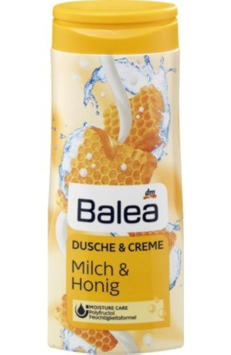 Balea Milk & Honey Shower Cream 300 ml / 10 oz