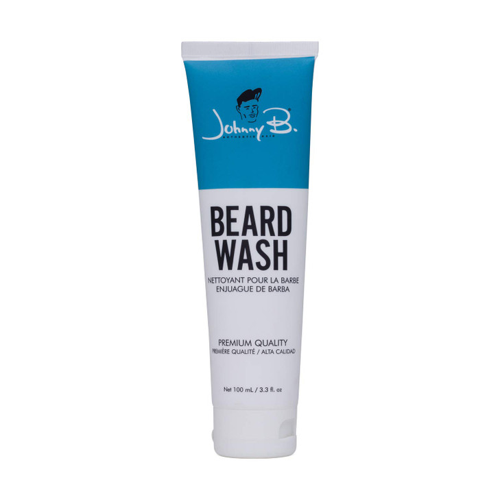 JOHNNY B. Refreshing Beard Wash, Softens and Soothes Facial Hair 3.3 oz.