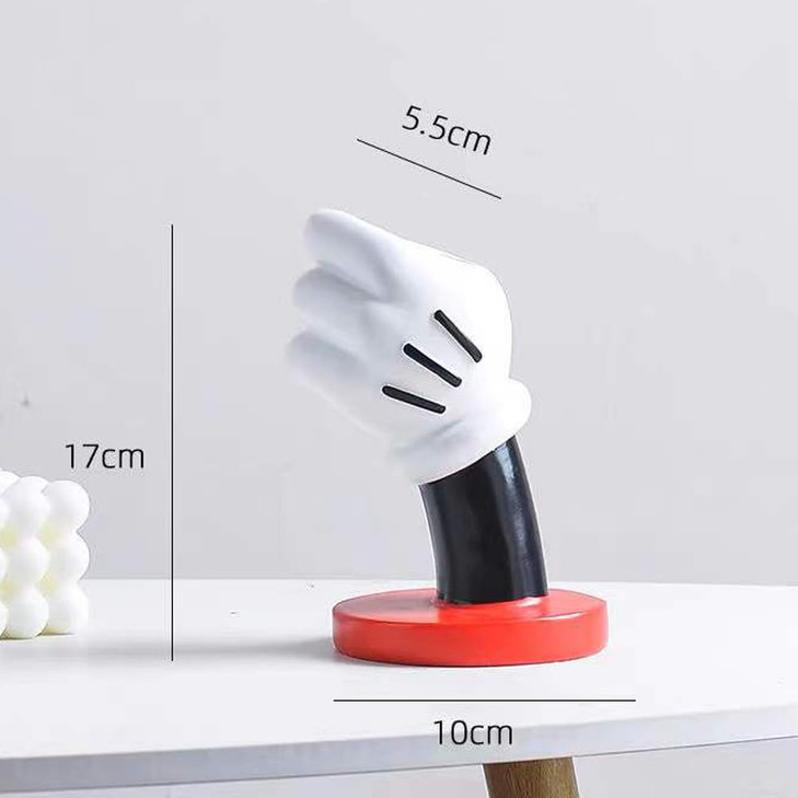 FUEMEILY Cute Mouse Pen Holder for Desk, Cartoon Mouse Vase Makeup Brush Holder, Birthday Party Supplies Gift for Home Decoration