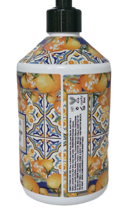 Hand Soap Collection 21.5 FL OZ Each, lavender, lemon Verbena, Sweet Orange, Lavender Rosemary, Lemon Sage, Amber Rose And Lavender Sage (Sweet Orang