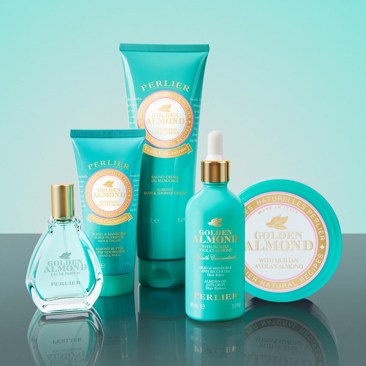 Perlier Golden Almond Bath & Shower Cream, 8.4 fl. oz.