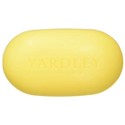 Yardley London Lemon Verbena with Shea Butter & Pure Citrus Oil Moisturizing Bar 4.25 ozr (Pack of 4)