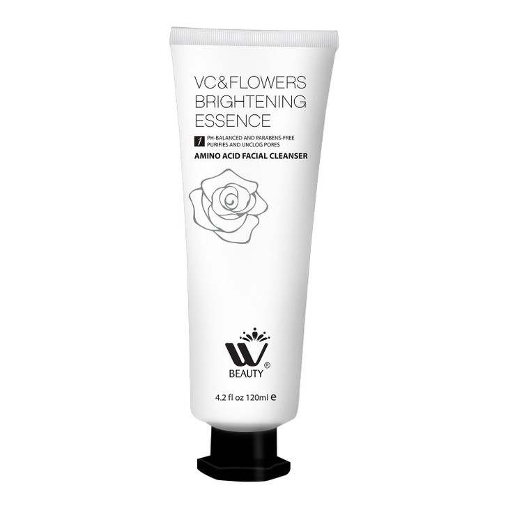 WBM Facial Cleanser with Amino Acid, Perfect Anti-Aging, Skin Brightening and Wrinkle Reducing Acne Daily Face Wash for All Skin Types With Organic &