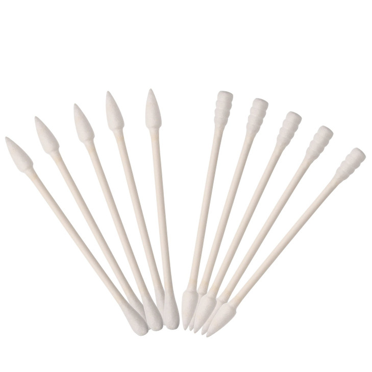 400 Pcs Cotton Swabs Double Precise Tips with Cardboard Sticks Cotton Disposable Buds for Makeup Cleaning Painting(Pointed and Spiral Head, Pointed a