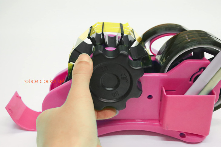 Enskatec Heat Tape Dispenser Sublimation with Compartment Slots, Semi-Automatic, Multiple Roll Cut 1" & 3" Core Double Reel Cores Sublimation for Hea