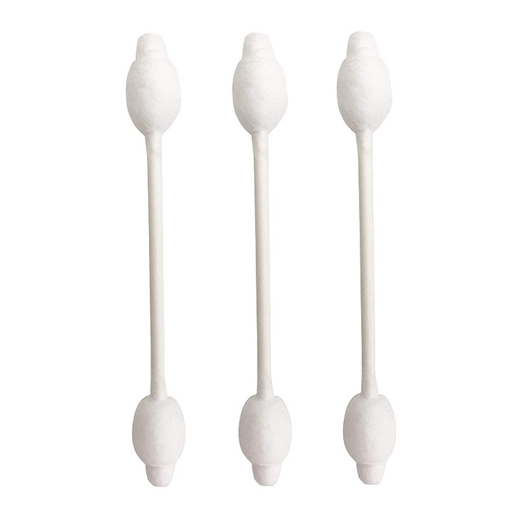 2 Packs Safety Cotton Swabs with Large Tip, Baby Cotton Buds 216pcs