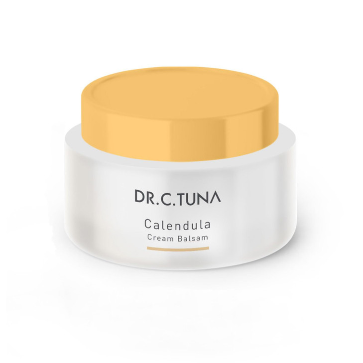 FARMASi Dr. C. Tuna Calendula Cream Balsam, Rich Moisturizing Cream for Dry and Sensitive Skin, with Calendula and Botanical Oils, Soothes and Soften