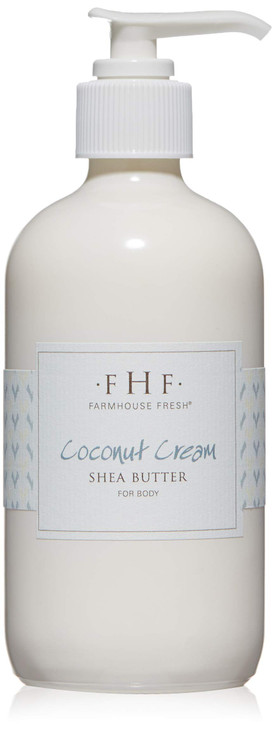 FarmHouse Fresh Body Lotion, Shea Butter. Moisturizing Cream, Coconut Cream Shea Butter for Body. Coconut Lotion, 8 Fl Oz