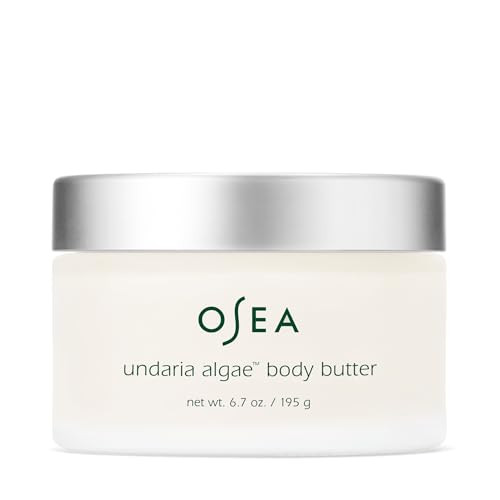 OSEA Undaria Algae Body Butter 6.7 oz - For Dry Skin - Ultra Hydrating Whipped Shea Butter + Ceramides - Vegan Skincare & Clean Bodycare - Thick Bod
