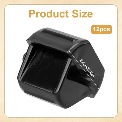 12pcs Tape Dispenser Core, Plastic Tape Dispenser Wheel Holder Insert Tape Dispenser Roll Tape Dispenser Roller Parts Replacement Accessories for Sch