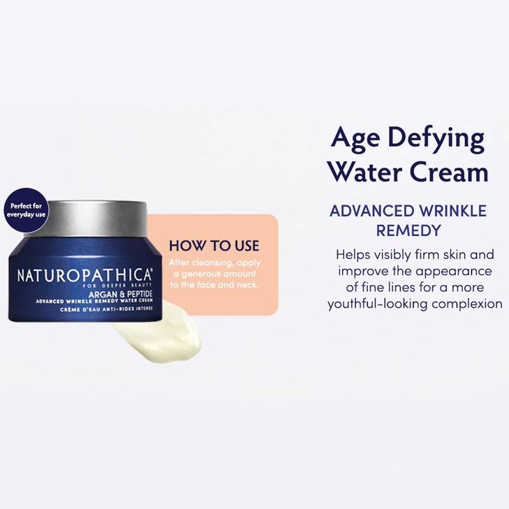 Naturopathica Argan & Retinol Wrinkle Remedy Night Gel Cream, Overnight Retinol Moisturizer to Help Improve Fine Lines and Wrinkles, Face Moisturizer