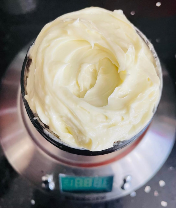 Oslove Organics Mango Butter 2 LB Pure, Natural, Hand -packed, Fresh & Fluffy in DIY mixes | Obtained from Mango seeds | Use for DIY leave in conditi