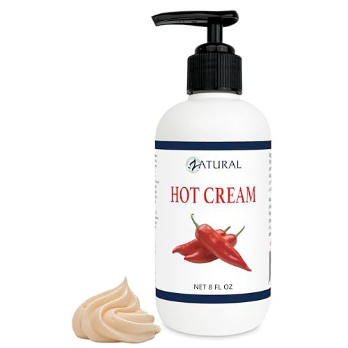 Zatural Hot Cream-Cellulite Cream-Muscle Rub-Body Wraps-Belly Fat-Skin Firming & Weight Loss-Professional Therapeutic Grade-Doctor Formulated (Pump)