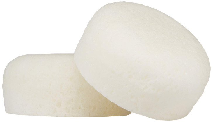 kai Body Buffer Rose, 2 Count, Innovative Bath sponges That Gently exfoliates Skin While Cleansing The Body with a Fresh + Clean Gardenia Rose Absolu