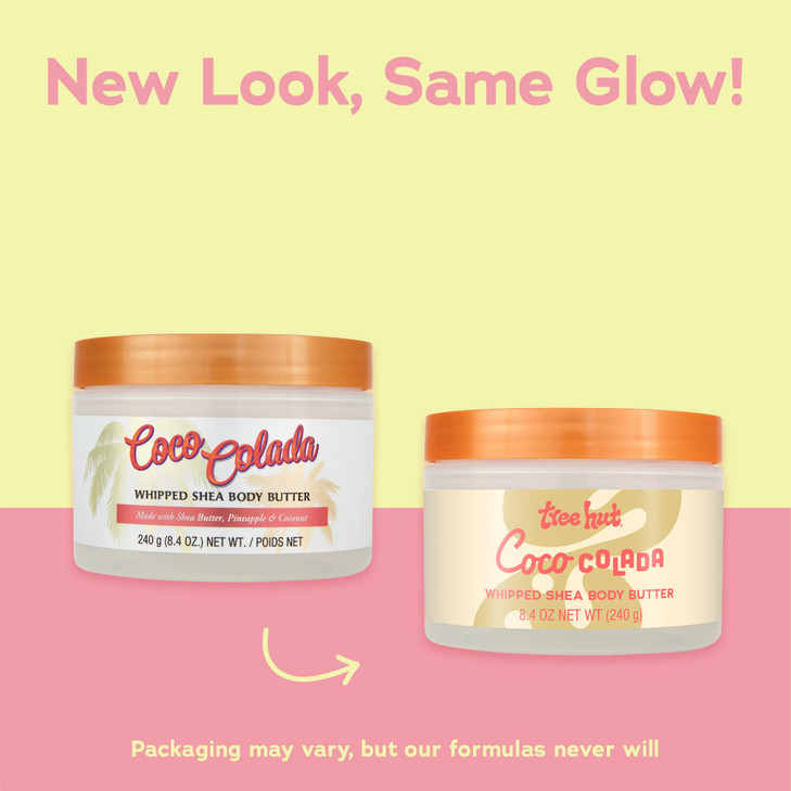 Tree Hut Coco Colada Whipped Shea Body Butter, 8.4oz, with Natural Shea Butter for Nourishing Essential Body Care