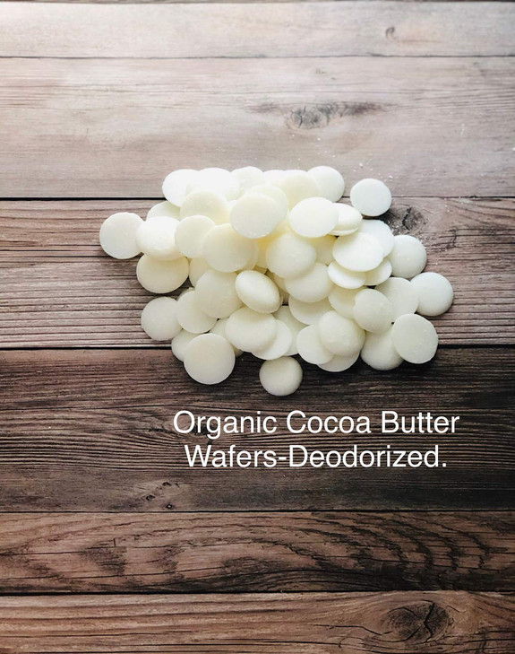ORGANIC COCOA BUTTER-DEODORIZED WAFERS 16 oz. by Oslove Organics (16)