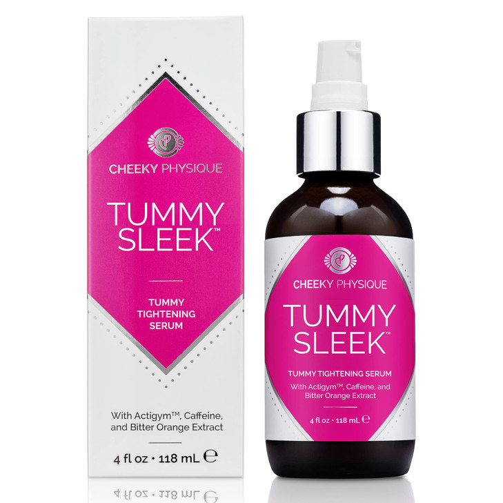 Tummy Sleek Stomach Firming Cream - Skin Tightening Serum for Belly - Helps to Improve the Appearance of Loose Skin and Cellulite on the Abdomen & Wa