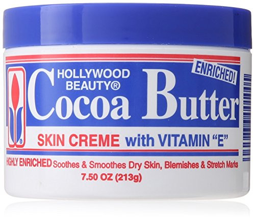 Hollywood Beauty Cocoa Butter Skin Creme with Vitamin E Highly Enriched Soothes & Smoothes Dry Skin, Blemishes & Stretch Marks by Hollywood Beauty