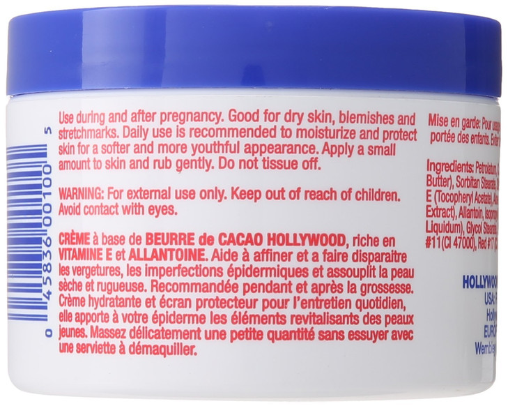 Hollywood Beauty Cocoa Butter Skin Creme 7.50 oz (Pack of 5)
