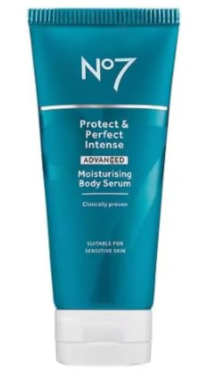 NEW ! Boots No7 Protect & Perfect Intense ADVANCED Moisturising Body Serum Hypo-allergenic 200 ml 200ml 6.7 oz 6.7oz