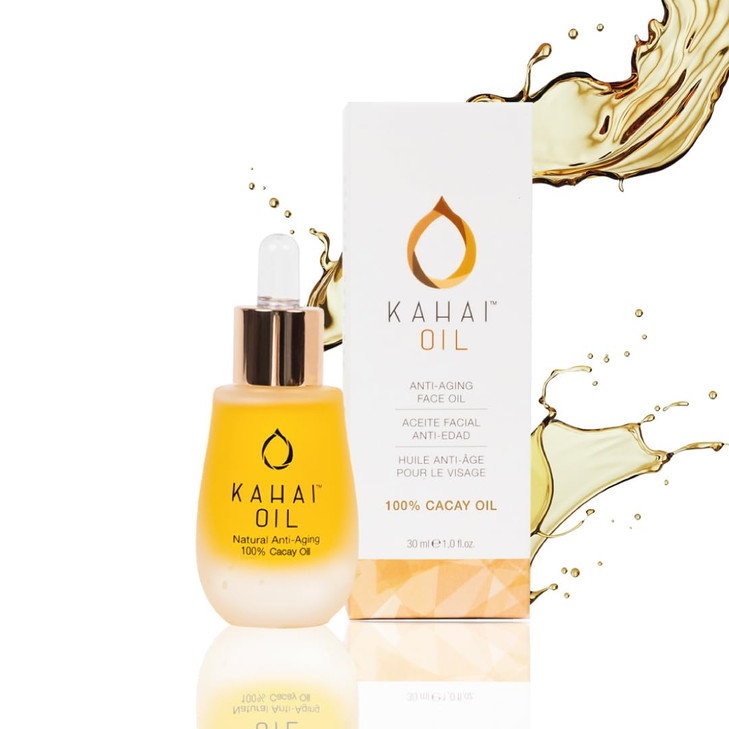 Kahai Oil Natural Anti Aging Face & Body Oil 100% Pure Cacay Cold Pressed Reduce Wrinkles & Fine Lines, Firms Skin, Elasticity Deep Hydration For Fac