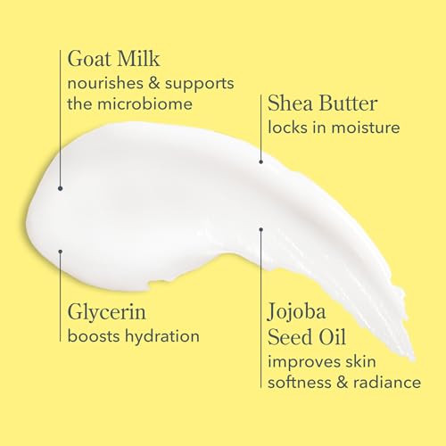 Beekman 1802 Goat Milk Lotion - Hydrates, & Softens Dry Skin, Body and Hand Lotion - With Shea Butter & Jojoba Oil - Lightweight, Non-Greasy, Cruelty