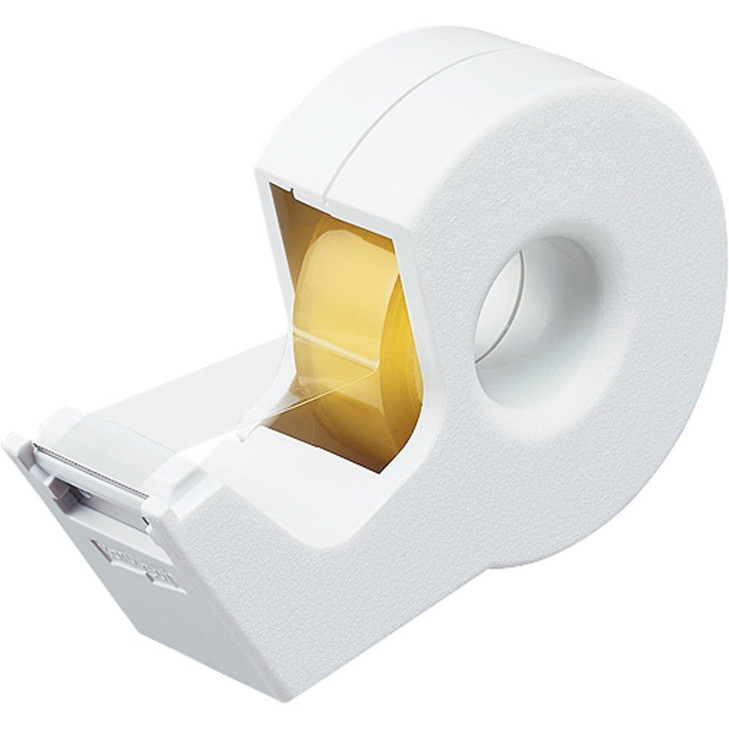 Kokuyo Portable Tape Dispenser, Hand Type Tape Roll Dispenser (Tape Included)?Smooth Blade, Perfect for Office Desktop and Art Scrapbooking, Japan Im