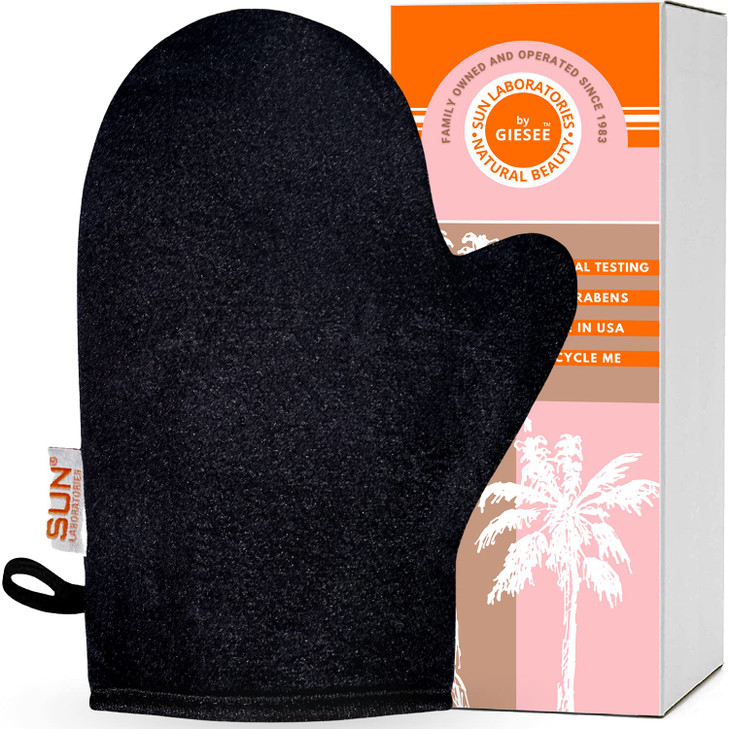 Sun Laboratories By Giesee Tanning Mitt - Deluxe Self Tanning Mitt, Lotion Applicator, and Glove Set for Easy Application - Sunless Tanning Lotion fo