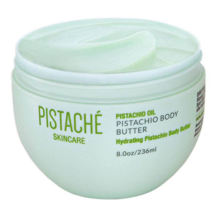Pistaché Skincare Pistachio Oil Whipped Body Butter Cream | Rich Moisturizer for Dry Skin with Vitamin E & Antioxidant Protection | The Boyfriend Bod