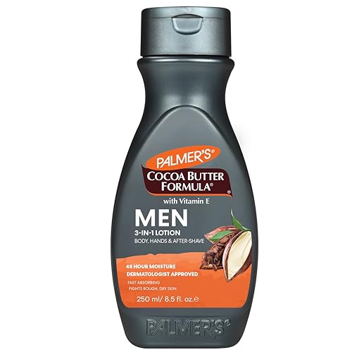 Palmer's Cocoa Butter Formula Men's 3-in-1 Fast Absorbing Face & Body Lotion, 8.5 oz.